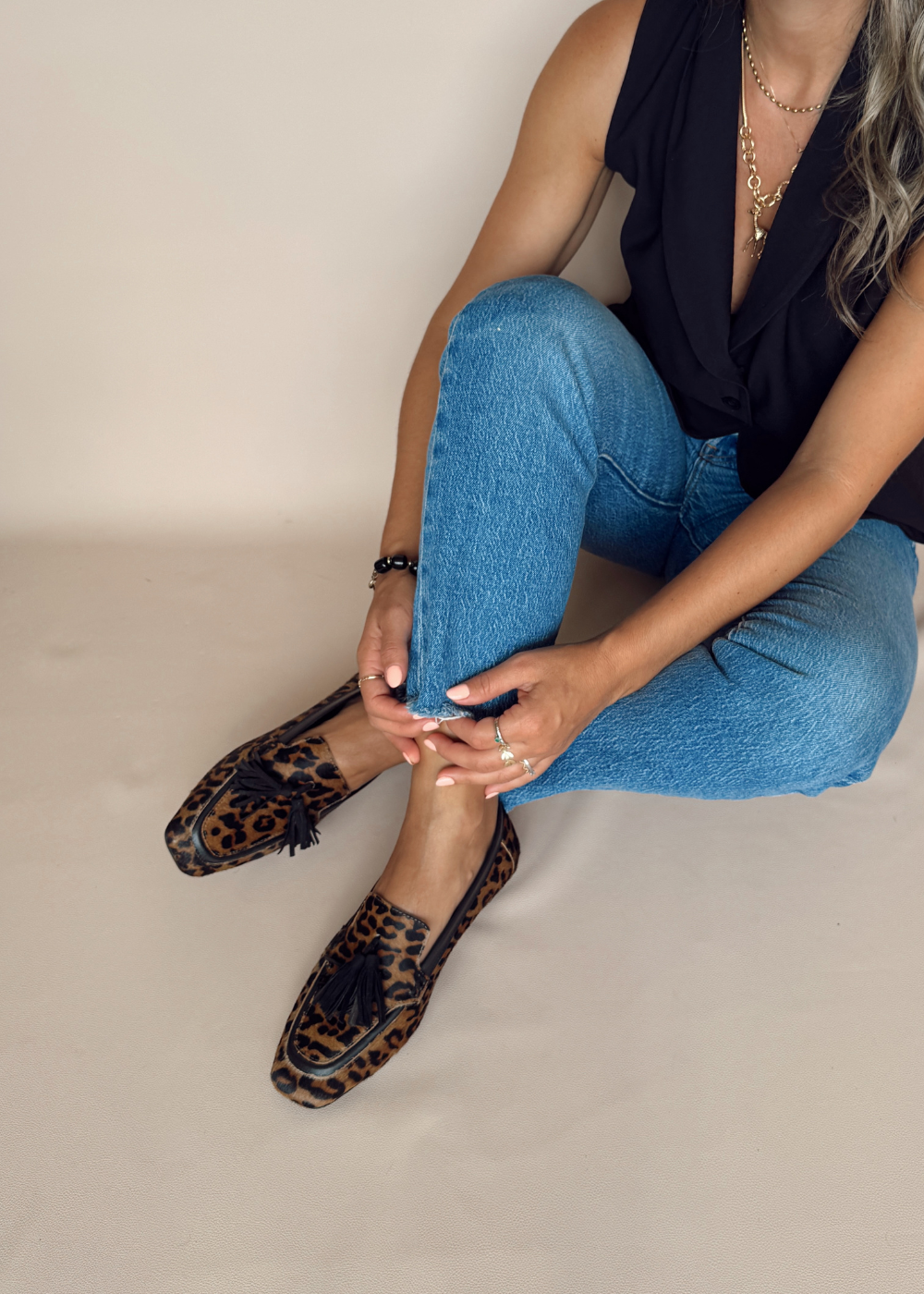 Mocasín Pompón Print