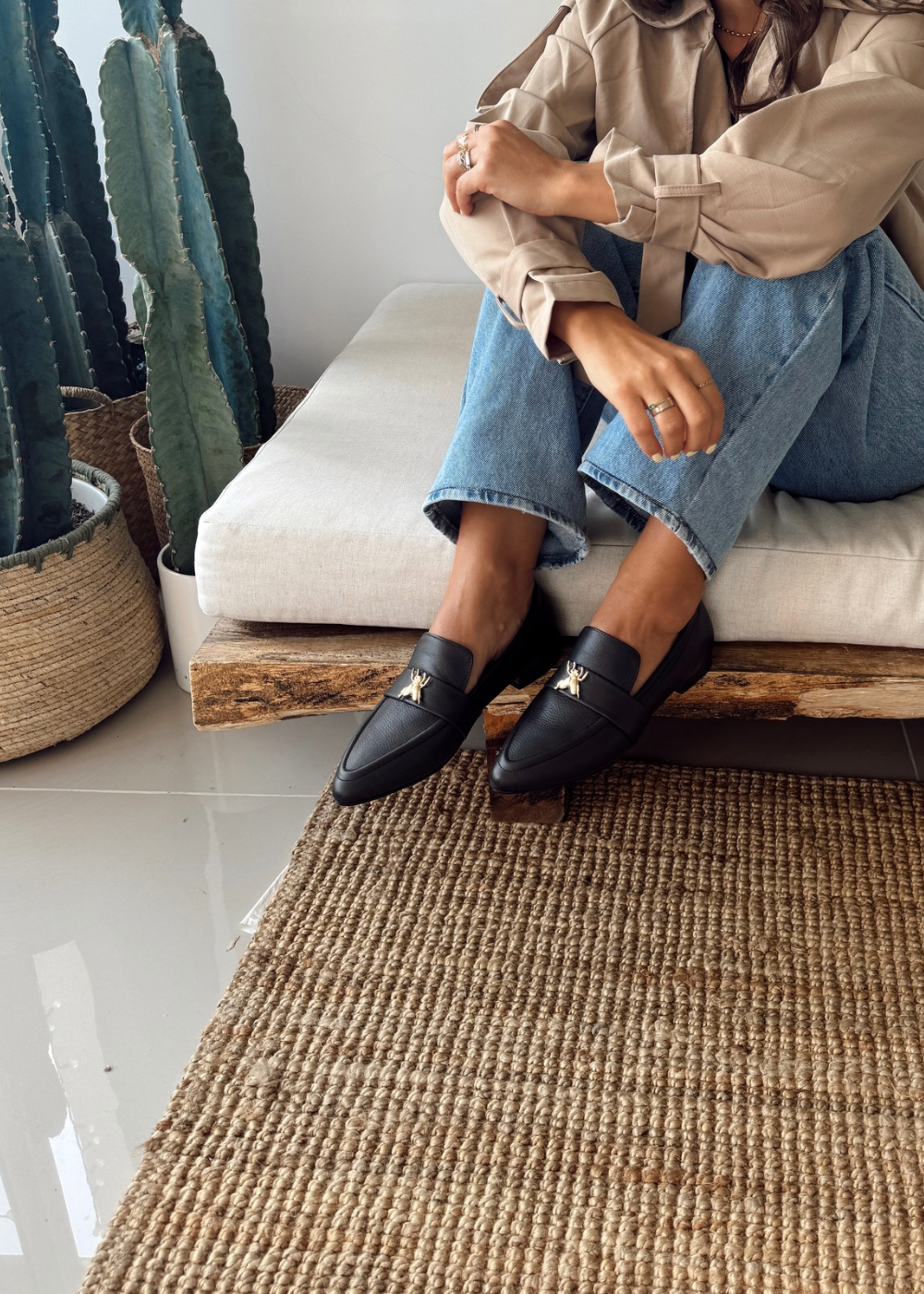 Mocasín Básico Negro