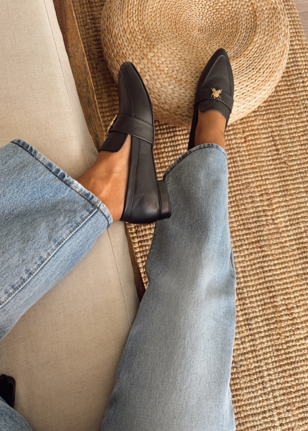 Mocasín Básico Negro