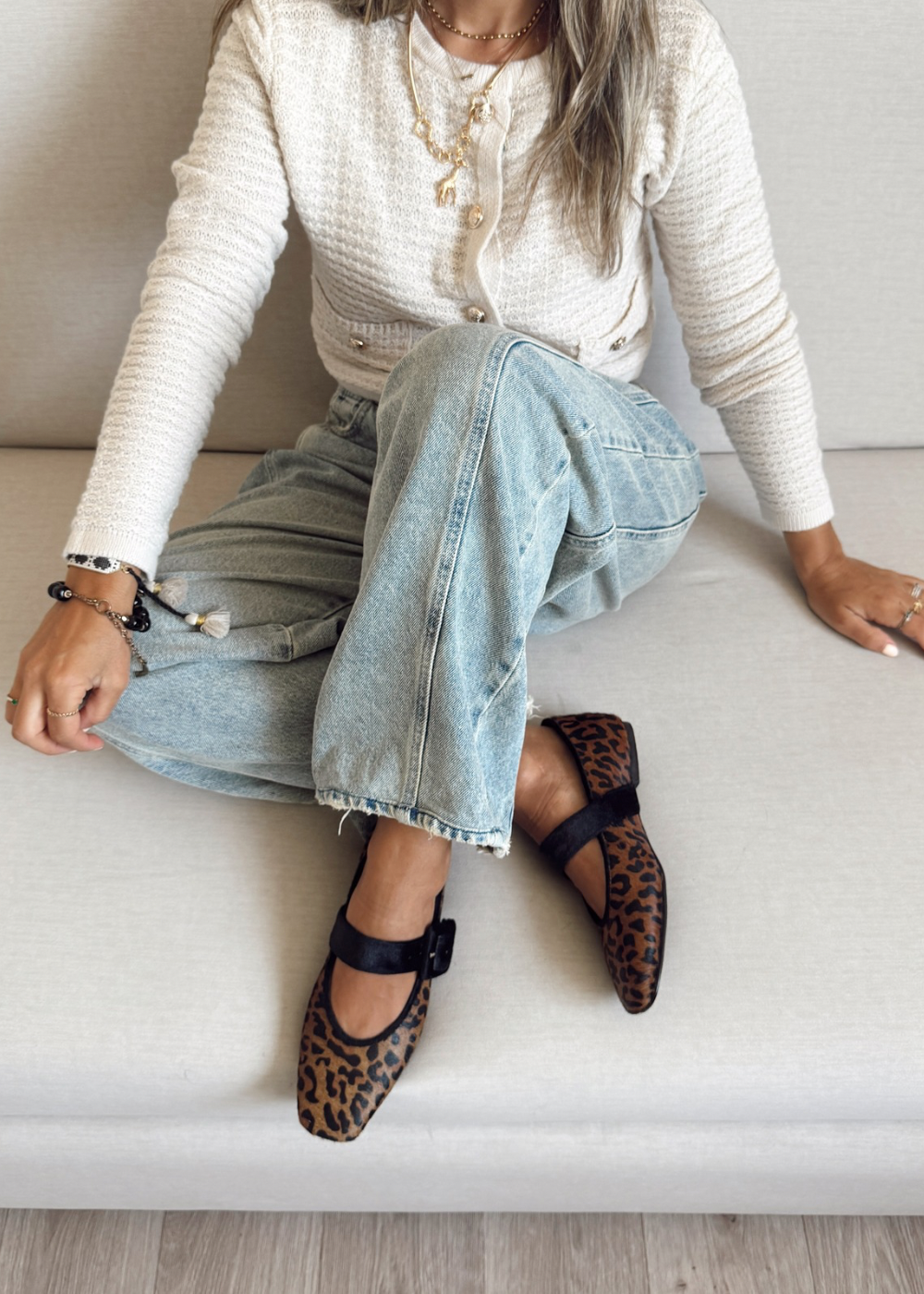 Baleta Ignacia Print Negro