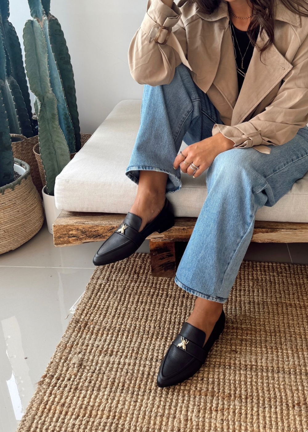 Mocasín Básico Negro