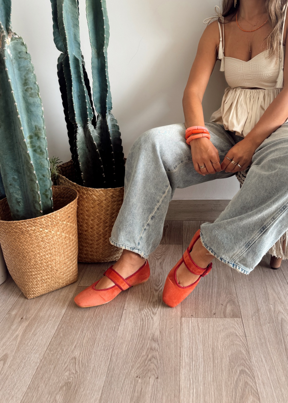 Baleta Ignacia Naranja/fucsia