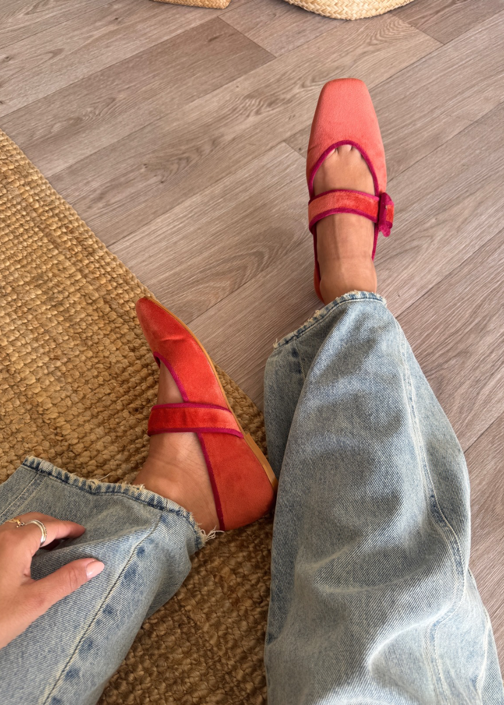 Baleta Ignacia Naranja/fucsia