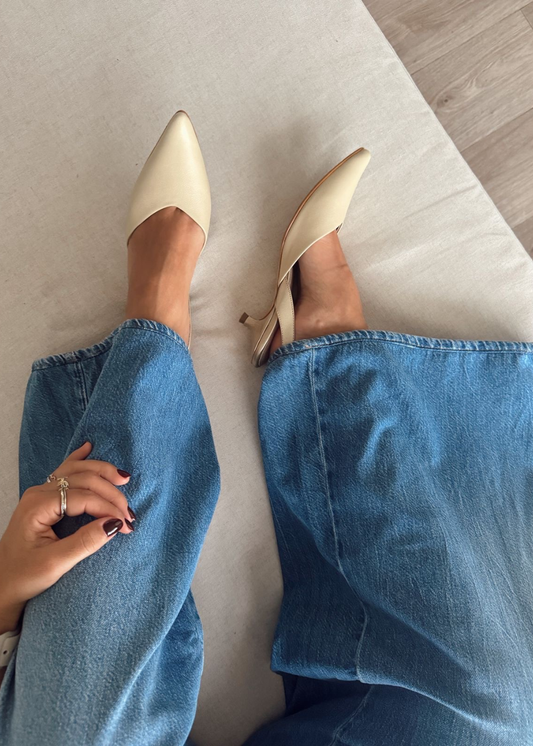 Tacón Lola Beige/Dorado