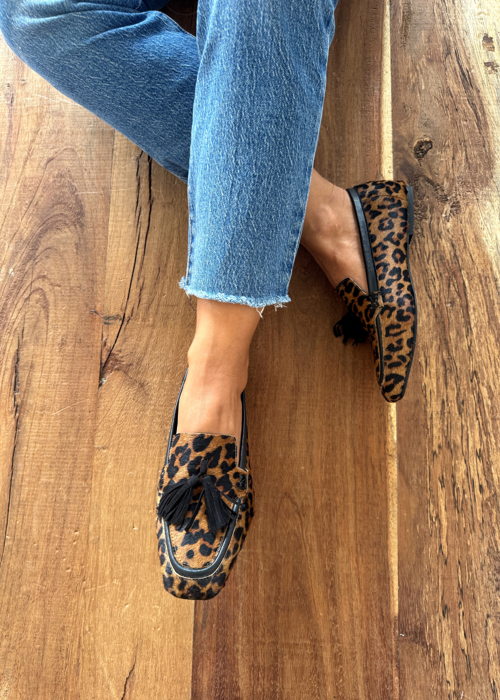 Mocasín Pompón Print