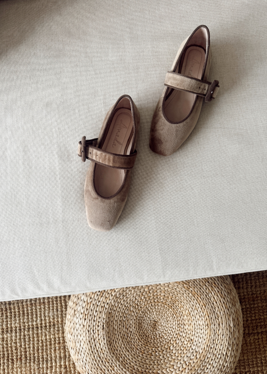 Baleta Ignacia Taupe/Gris