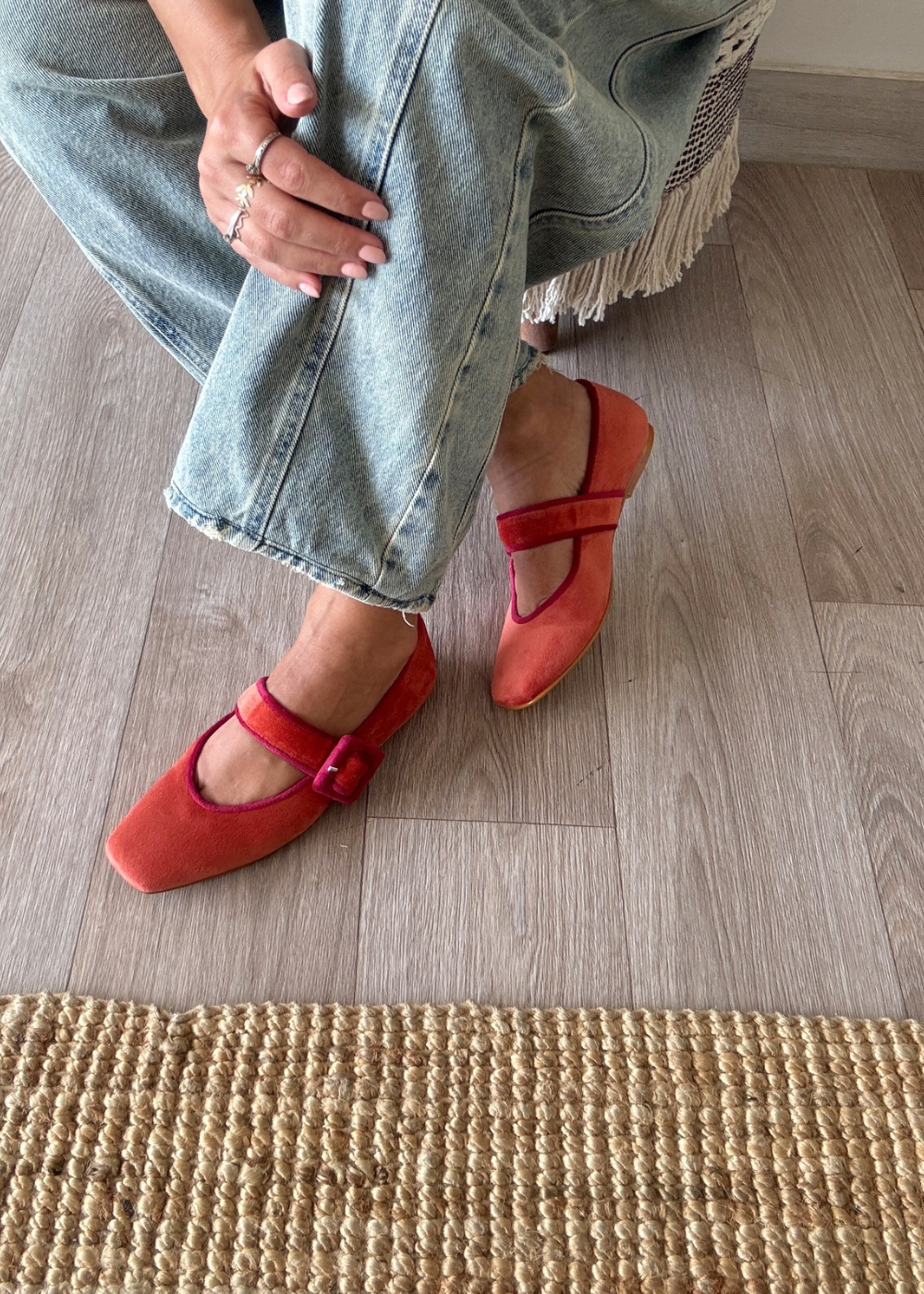 Baleta Ignacia Naranja/fucsia